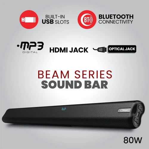 Clikon CK855 Beam Series Soundbar 2.0 Wireless Bluetooth Speaker