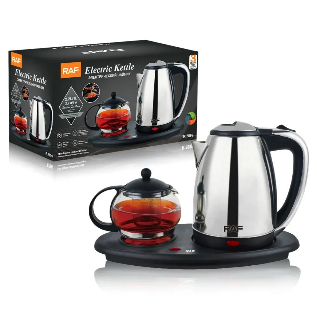 Electrical Kettle Tray Set Tea Pot Electric Kettle With Infuser for Coffee and TeaElectrical Kettle Tray Set Tea Pot Electric Kettle With Infuser for Coffee and Tea