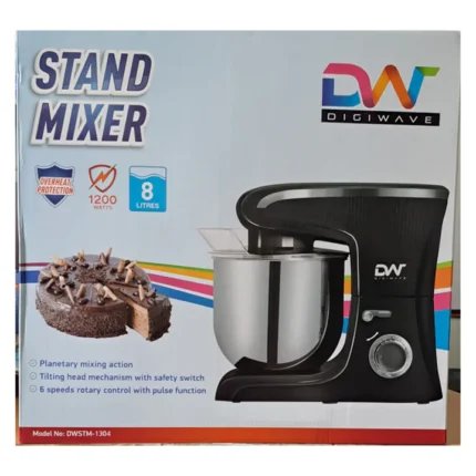 Digiwave 8L  6 Speed Stand Mixer 1200W | DWSTM-1304