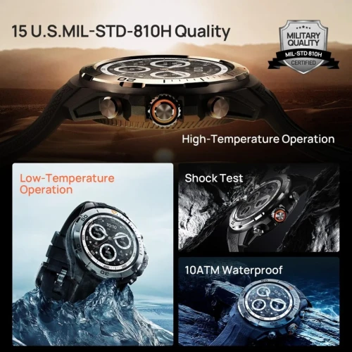 Mibro GS Explorer Fitness Smart Watch Dual Band GPS Dual Strap
