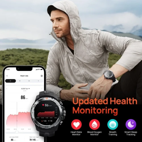 Mibro GS Explorer Fitness Smart Watch Dual Band GPS Dual Strap