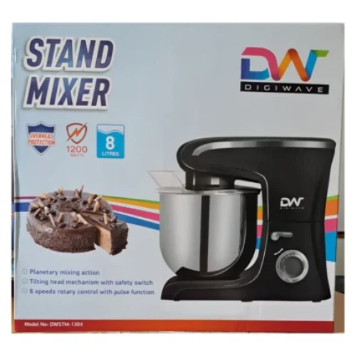 Digiwave 8L  6 Speed Stand Mixer 1200W | DWSTM-1304