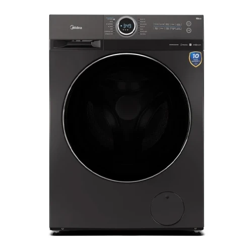 Midea 10kg Front Loader Washing Machine Inverter 1400rpm – Titanium