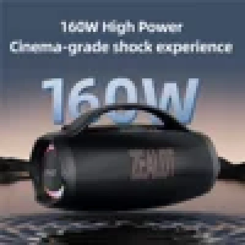 EALOT S98 160W Portable Bluetooth-compatible Speaker TWS Wireless HiFi Stereo Music Subwoofer - Black