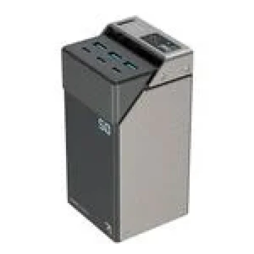 Powerology 50000 Power Bank 65W 3×PD Type-C And 3×USB-A - Black