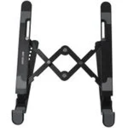 Green Lion Foldable Laptop Stand with 7 Adjustable Tilts, Up to 17" Compatibility, Multi-Angle Adjustable Latop Stand Black