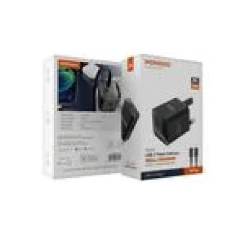 Porodo PD 20W UK Charger With Type-C To Lightning Cable