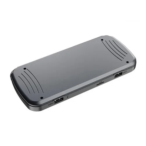 Porodo Blue 7 In 1 Hub HDMI 2XUSB Black