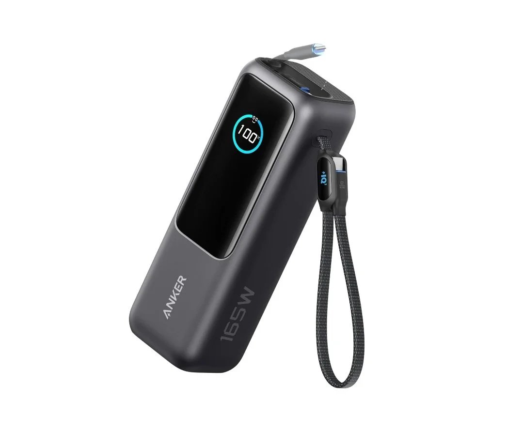 Anker Zolo Power Bank, 25,000mAh, 165W Ultra-Fast Portable Charger for Dual Laptops