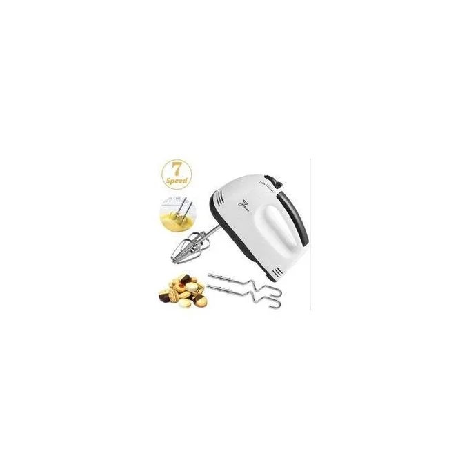 Super Hand Mixer HE-133 – 7-Speed 260W with Beaters & Whisks for Versatile Mixing