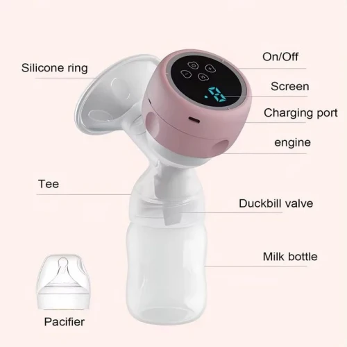JSL-X901 Rechargeable Electric Breast Pump – 4 Modes & 9 Suction Levels | Rechargeable | LED Display