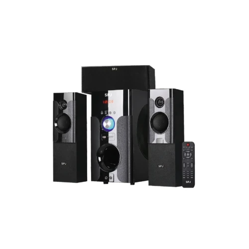 SPJ SS-3001T 3.1 Channel Bluetooth Speaker System – 80W, Black