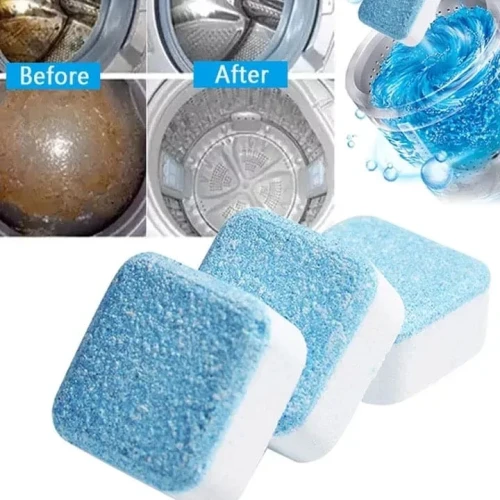 12 Pcs Washing Machine Cleaner Effervescent Tablet, Deep Cleaning Washing Deodorant, Washing Machine Cleaner Descale