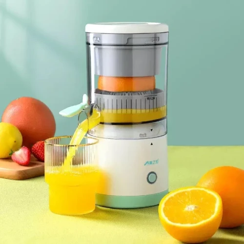 Wireless Juicer, Automatic Electric Fruit Juicer, USB Charges Juice Separator, Portable Squeezer Pressure Blender, Rechargeable Citrus Juice