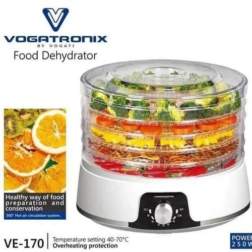 Vogatronix Food Dehydrator VE-170 6-Tier – 250W