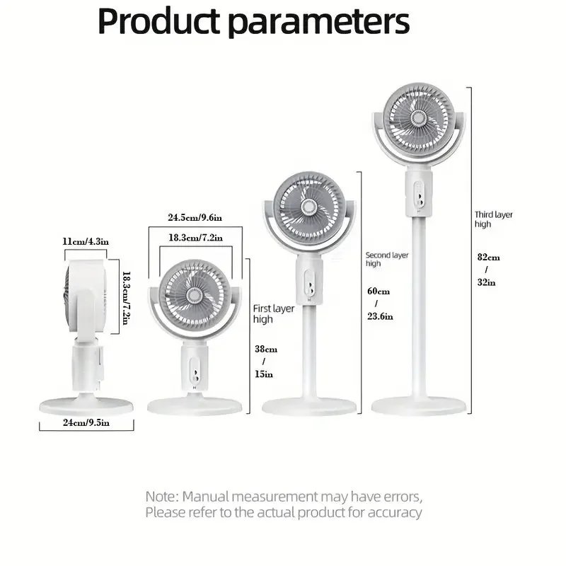Adjustable high and low fans, equipped with built-in aromatherapy box, mosquito proof, 5-speed, Type-C charging port, lithium battery power supply, remote control, air circulation device, modern fan USB charging port