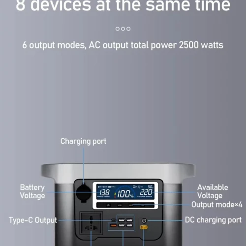 Portable power station for Tv, laptop, fridge, gadgets (LC star solar)