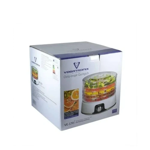 Vogatronix Food Dehydrator VE-170 6-Tier – 250W