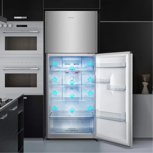 Hisense 599L Double Door Top Mount fridge – Silver RT599N4ASU