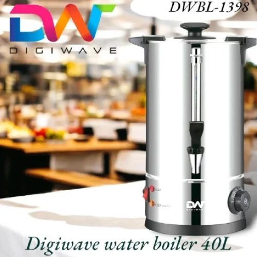 Digiwave Stainless Steel Commercial Water Boiler – 40L DW-WB1398 | 2800W
