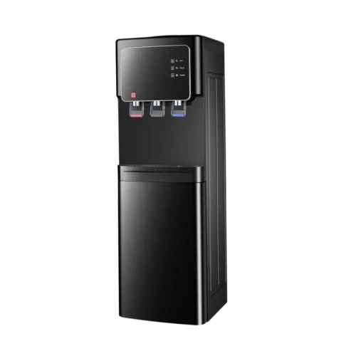 Blackark 3-Tap Water Dispenser with Cabinet – Hot, Cold & Warm Water | Compressor Cooling BSWD001
