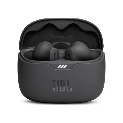 JBL Tune Beam True Wireless Noise Cancelling Earbuds, Pure Bass Sound, Bluetooth 5.3, Smart Ambient, 4-Mics Technology, Voice Aware, 48H Battery, Water and Dust Resistant - Black | JBLTBEAMBLK