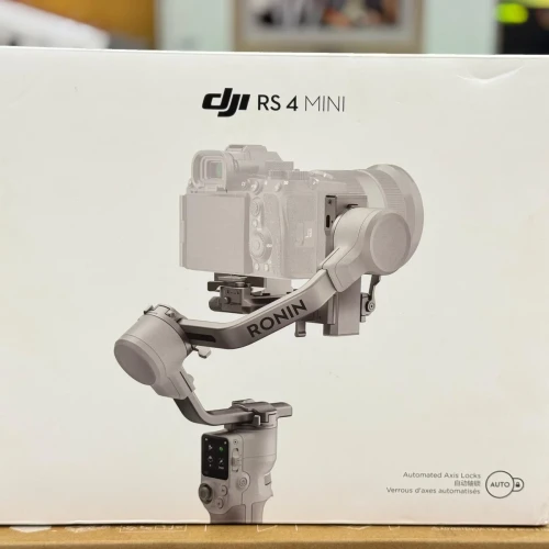 DJI RS4 Mini Camera Gimbal Stabilizer Includes Extended Grip/Tripod, 3100mAh Battery