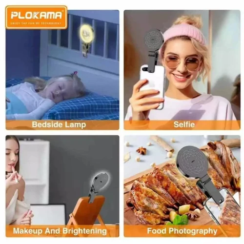 Plokama U20 RGB LED Video Light | Portable Selfie & Studio Light