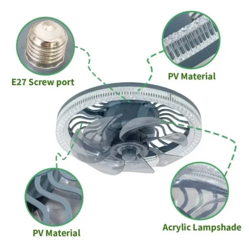 Led Lighting Lamps BAHE Lights LED Fan Light