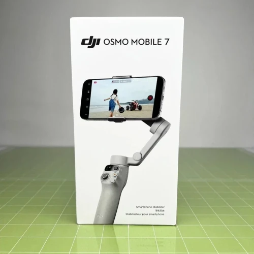 DJI Osmo Mobile 7 Gimbal Stabilizer for iPhone, Android, Built-in Tripod