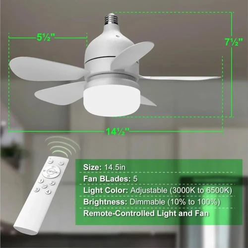 Bulb Fan , Ceiling fan light