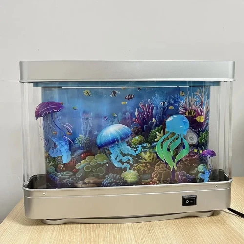 Aquarium Mood Lamp Artificial Tropical Landscape Lamp for Birthday Halloween | Lamps, Lighting & Ceiling Fans | Lamps