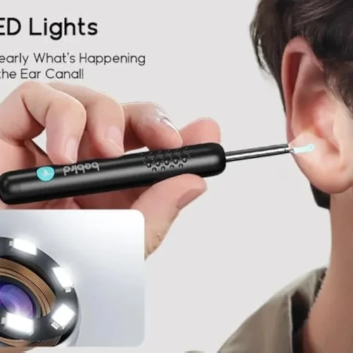 BEBIRD Ear Wax Removal Tool R1 Upgraded Version with 1080HD Camara, Waterproof, Anti-Fall Off Eartip, Wireless Otoscop with Light and Camera, Android/iOS Support.