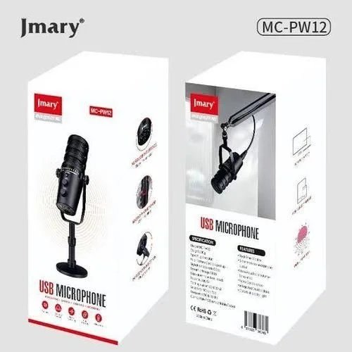 Jmary MC-PW12 USB Desktop Condenser Microphone Black