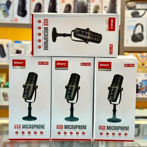 Jmary MC-PW12 USB Desktop Condenser Microphone Black