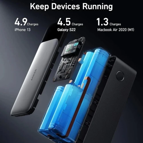 Anker 737 Portable Power Bank 140W 24000mAh Smart Display A1289