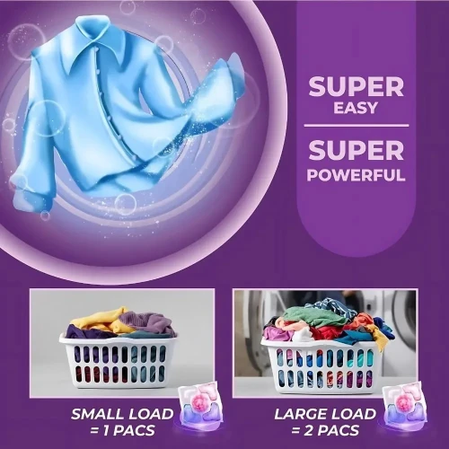 A tin of perfumed 5in1 laundry laundry pods