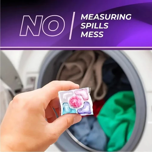 A tin of perfumed 5in1 laundry laundry pods