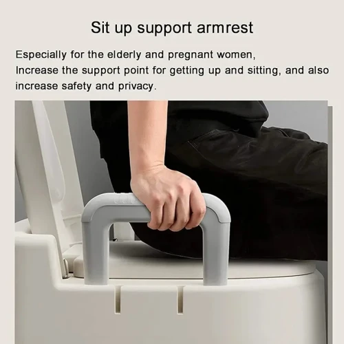 Portable indoor toilet for elderly, sick and pregnant