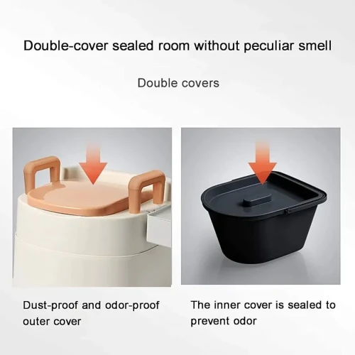 Portable indoor toilet for elderly, sick and pregnant