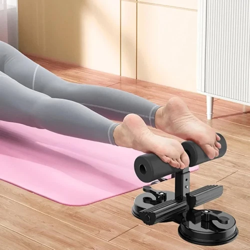Portable Adjustable Sit up Exercise Equipment, Dual Suction Cup Core Exercise Ab Machine, Abdominal Muscles Full Body Training for Abs Home Gym Exercise