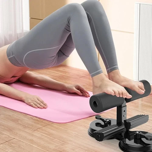 Portable Adjustable Sit up Exercise Equipment, Dual Suction Cup Core Exercise Ab Machine, Abdominal Muscles Full Body Training for Abs Home Gym Exercise