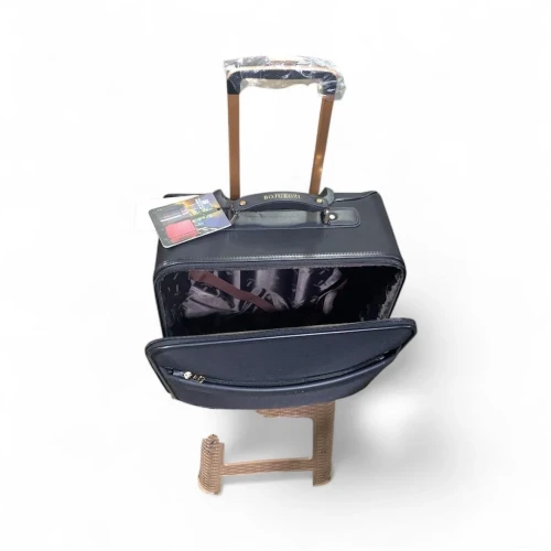 18 Inch Multifunctional Spinner men's trolley travel bag.
