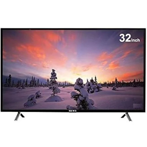 MeWe 32" Flat TV, With USB & HDMI Ports Digital Free To Air TV - Black