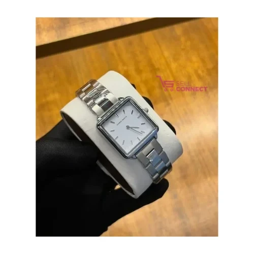 Stainless steel ladies sliver watch