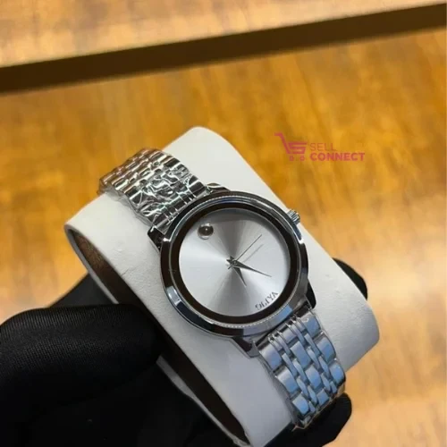 ladies sliver wrist watch
