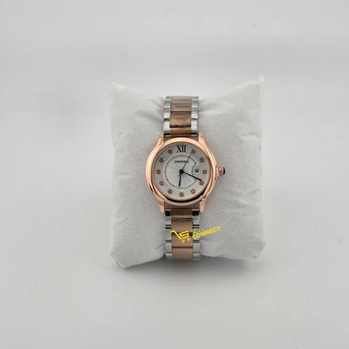 Ladies cartier watch , stainless steel