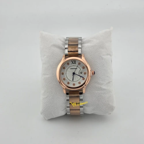 Ladies cartier watch , stainless steel