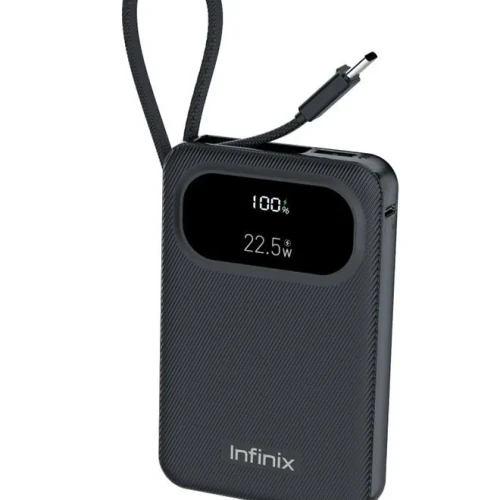 10000 mAh 10000 mAh Infinix XPower 10 PRO - XP10Pro - Power Bank With Type C Fast Charging black