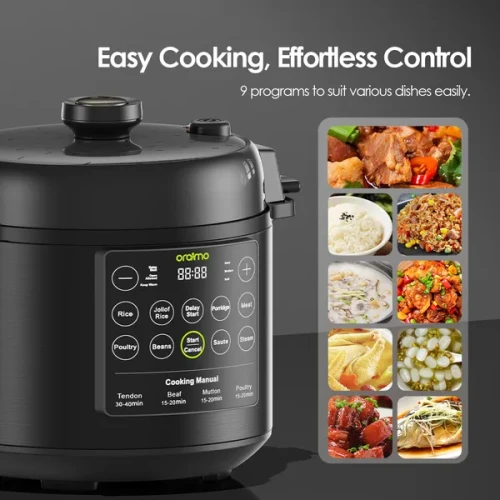 oraimo TenderPot 6L 1000W Electric Pressure Cooker